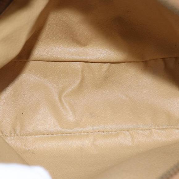 CELINE Macadam Canvas Shoulder Bag Beige Auth 77624 - Picture 10 of 16